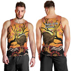 Keeper Of The Rainforest Cassowary Men Tank Top Aboriginal Art