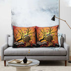 Keeper Of The Rainforest Cassowary Pillow Cover Aboriginal Art - Aussie Hoodie