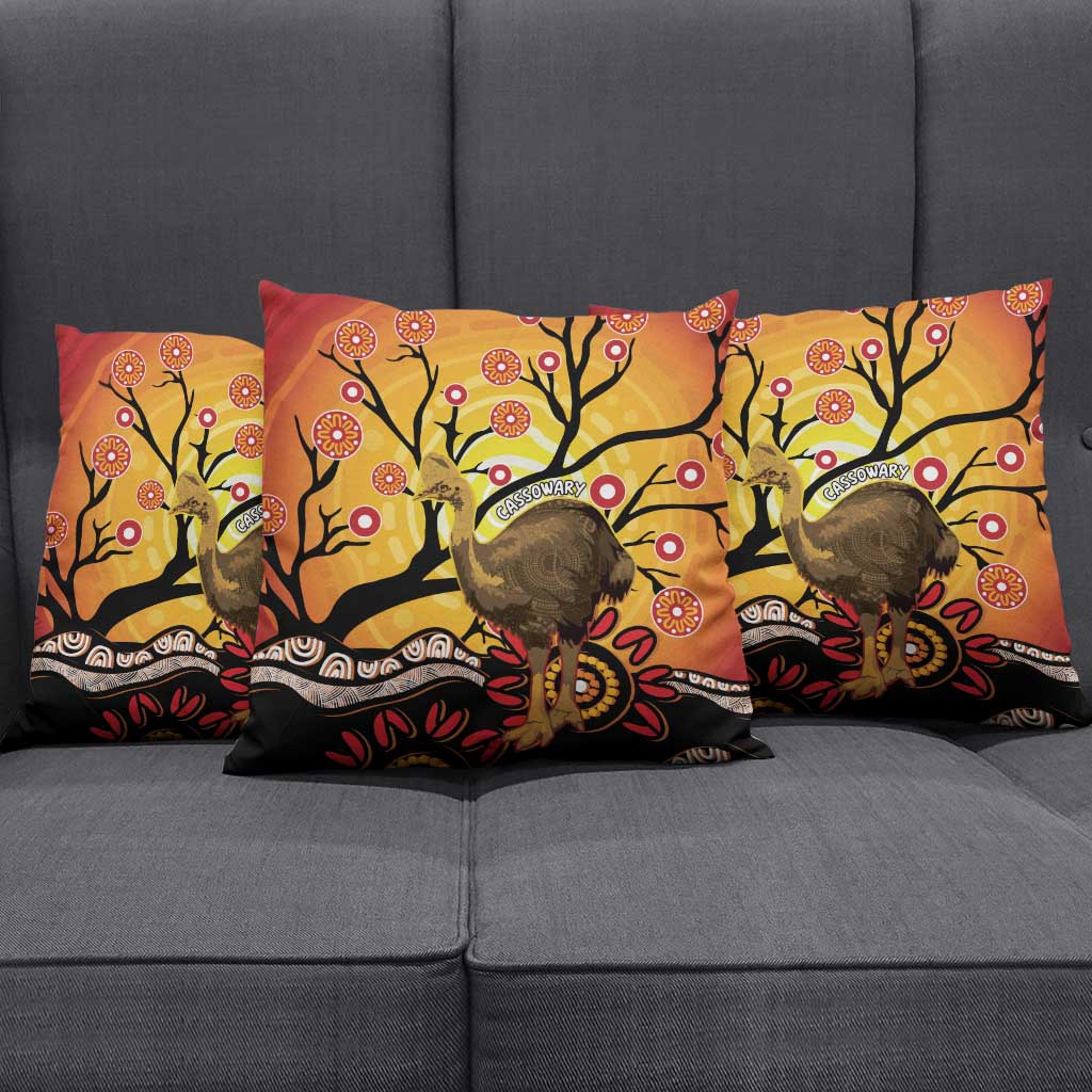 Keeper Of The Rainforest Cassowary Pillow Cover Aboriginal Art - Aussie Hoodie
