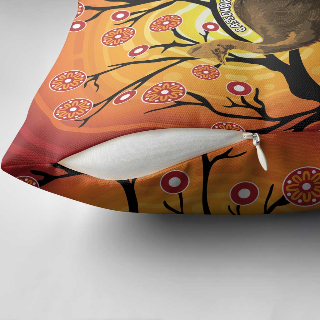 Keeper Of The Rainforest Cassowary Pillow Cover Aboriginal Art - Aussie Hoodie