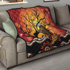 Keeper Of The Rainforest Cassowary Quilt Aboriginal Art