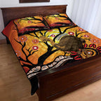 Keeper Of The Rainforest Cassowary Quilt Bed Set Aboriginal Art