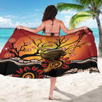 Keeper Of The Rainforest Cassowary Sarong Aboriginal Art