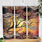 Keeper Of The Rainforest Cassowary Skinny Tumbler Aboriginal Art