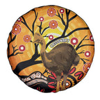 Keeper Of The Rainforest Cassowary Spare Tire Cover Aboriginal Art