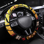 Keeper Of The Rainforest Cassowary Steering Wheel Cover Aboriginal Art