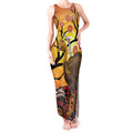 Keeper Of The Rainforest Cassowary Tank Maxi Dress Aboriginal Art