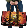 Keeper Of The Rainforest Cassowary Travel Bag Aboriginal Art - Aussie Hoodie