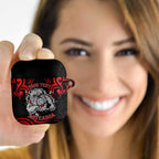 Personalised Aotearoa Bulldog AirPods Case NZ Maori Tattoo - Aussie Hoodie
