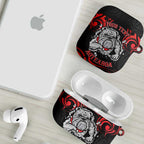 Personalised Aotearoa Bulldog AirPods Case NZ Maori Tattoo - Aussie Hoodie