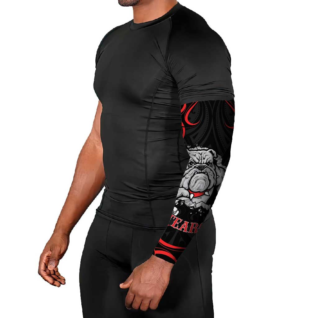 Aotearoa Bulldog Arm Sleeves NZ Maori Tattoo - Aussie Hoodie