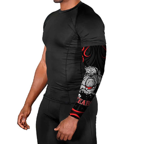 Aotearoa Bulldog Arm Sleeves NZ Maori Tattoo - Aussie Hoodie