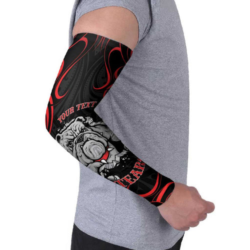 Aotearoa Bulldog Arm Sleeves NZ Maori Tattoo - Aussie Hoodie