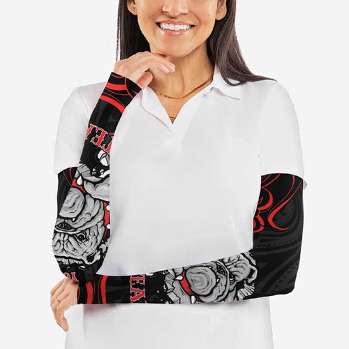 Aotearoa Bulldog Arm Sleeves NZ Maori Tattoo - Aussie Hoodie