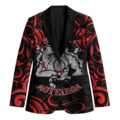 Aotearoa Bulldog Blazer NZ Maori Tattoo - Aussie Hoodie