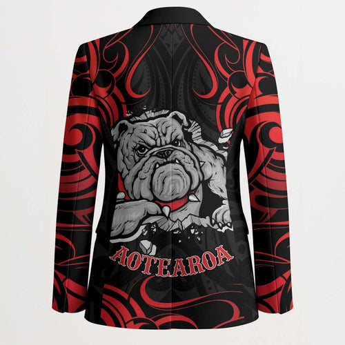Aotearoa Bulldog Blazer NZ Maori Tattoo - Aussie Hoodie