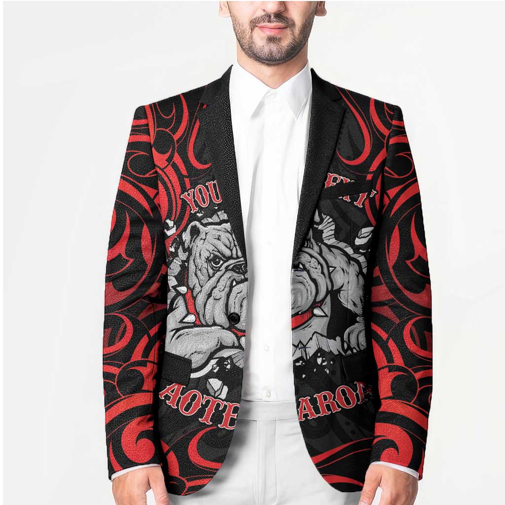 Aotearoa Bulldog Blazer NZ Maori Tattoo - Aussie Hoodie
