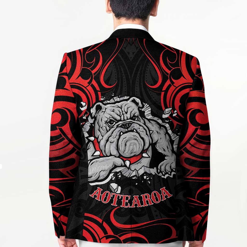 Aotearoa Bulldog Blazer NZ Maori Tattoo - Aussie Hoodie