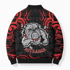 Aotearoa Bulldog Bomber Puffer Jacket NZ Maori Tattoo - Aussie Hoodie