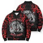 Aotearoa Bulldog Bomber Puffer Jacket NZ Maori Tattoo - Aussie Hoodie
