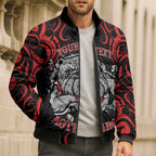 Aotearoa Bulldog Bomber Puffer Jacket NZ Maori Tattoo - Aussie Hoodie
