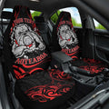 Personalised Aotearoa Bulldog Car Seat Cover NZ Maori Tattoo