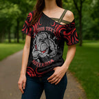 Aotearoa Bulldog Cross Shoulder Shirt NZ Maori Tattoo - Aussie Hoodie