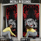 Aotearoa Bulldog Door Cover NZ Maori Tattoo - Aussie Hoodie