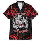 Personalised Aotearoa Bulldog Hawaiian Shirt NZ Maori Tattoo