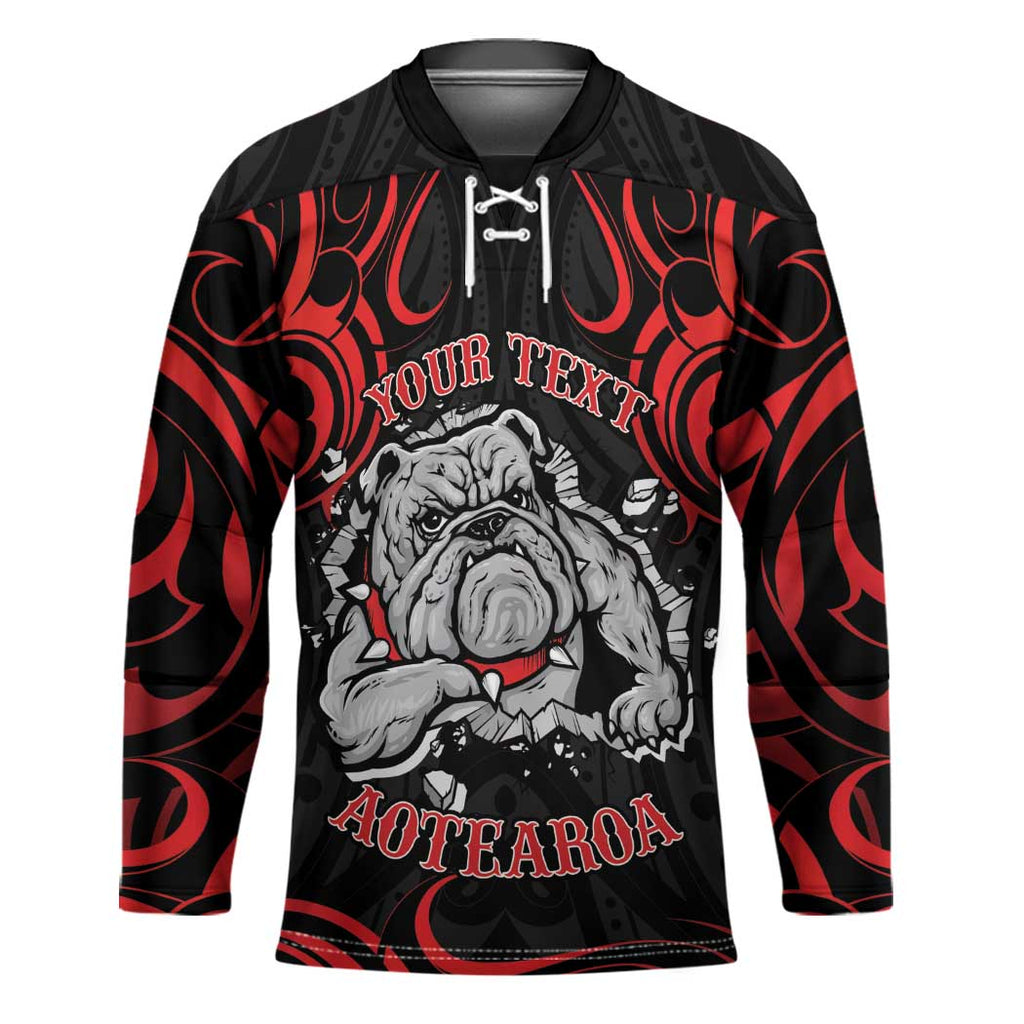 Aotearoa Bulldog Hockey Jersey NZ Maori Tattoo - Aussie Hoodie