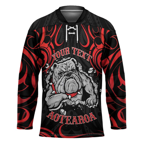 Aotearoa Bulldog Hockey Jersey NZ Maori Tattoo - Aussie Hoodie