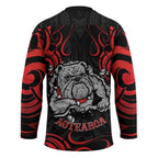 Aotearoa Bulldog Hockey Jersey NZ Maori Tattoo - Aussie Hoodie