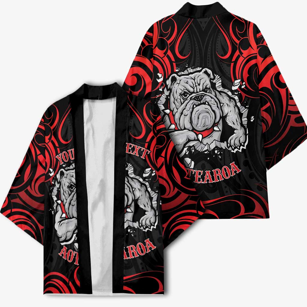 Aotearoa Bulldog Kimono NZ Maori Tattoo - Aussie Hoodie