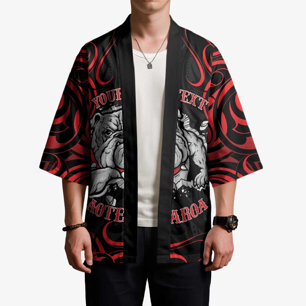 Aotearoa Bulldog Kimono NZ Maori Tattoo - Aussie Hoodie