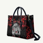 Personalised Aotearoa Bulldog Leather Bag NZ Maori Tattoo - Aussie Hoodie