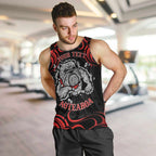 Personalised Aotearoa Bulldog Men Tank Top NZ Maori Tattoo