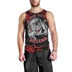 Personalised Aotearoa Bulldog Men Tank Top NZ Maori Tattoo