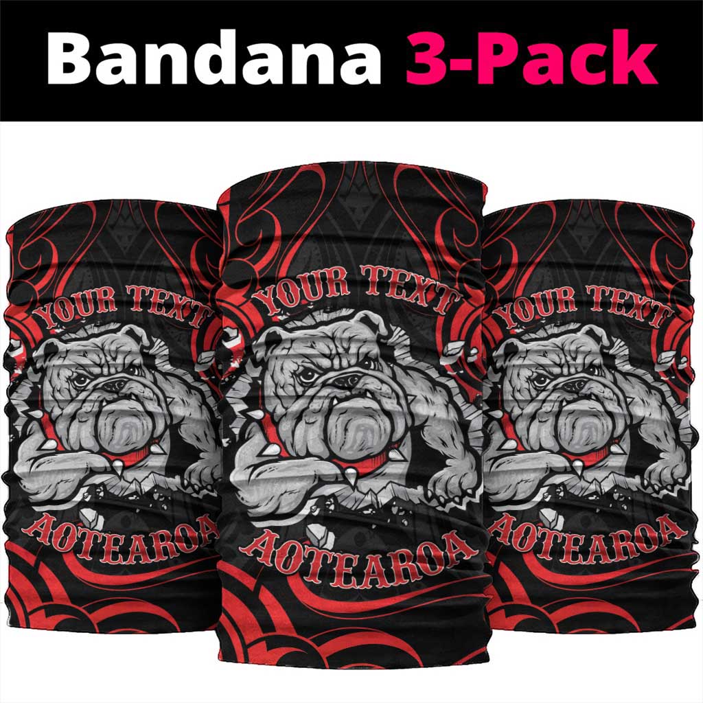 Personalised Aotearoa Bulldog Neck Gaiter NZ Maori Tattoo - Aussie Hoodie