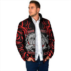 Aotearoa Bulldog Padded Jacket NZ Maori Tattoo - Aussie Hoodie