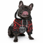 Personalised Aotearoa Bulldog Pet Hoodie NZ Maori Tattoo