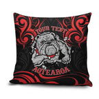Personalised Aotearoa Bulldog Pillow Cover NZ Maori Tattoo - Aussie Hoodie