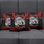 Personalised Aotearoa Bulldog Pillow Cover NZ Maori Tattoo - Aussie Hoodie