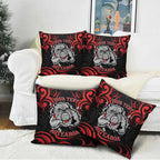 Personalised Aotearoa Bulldog Pillow Cover NZ Maori Tattoo - Aussie Hoodie