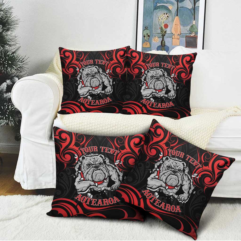 Personalised Aotearoa Bulldog Pillow Cover NZ Maori Tattoo - Aussie Hoodie
