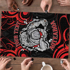 Personalised Aotearoa Bulldog Puzzle NZ Maori Tattoo - Aussie Hoodie