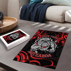 Personalised Aotearoa Bulldog Puzzle NZ Maori Tattoo - Aussie Hoodie