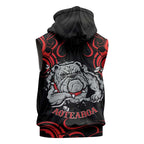 Aotearoa Bulldog Sleeveless Hoodie NZ Maori Tattoo - Aussie Hoodie
