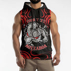 Aotearoa Bulldog Sleeveless Hoodie NZ Maori Tattoo - Aussie Hoodie