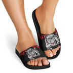 Personalised Aotearoa Bulldog Slide Sandals NZ Maori Tattoo - Aussie Hoodie