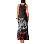 Personalised Aotearoa Bulldog Tank Maxi Dress NZ Maori Tattoo